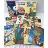 18 Asterix the Gaul hardback and paperback comic books.