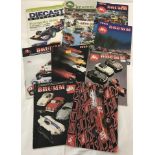 9 x c1980's Brumm (Italy) diecast car catalogues & a Diecast Collector supplement 1/43 scale F1 cars