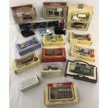 A collection of boxed & unboxed Lledo and EFSI diecast vehicles.