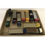 10 assorted Corgi diecast flatbed lorries.