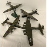 4 large Corgi Aviation Archive military aircraft.