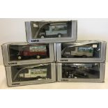 A set of 5 Corgi boxed Her Majesty The Queens 40th Anniversary Royal houses vehicle collection.