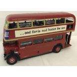 A Sun Star diecast London Transport double decker bus.