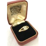 An 1899 18ct gold old cut flawless light fancy yellow approx. 1.01 carat diamond ring.