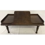 A vintage wooden bed tray with bookstand by Atcraft.