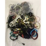 A large quantity of costume jewellery.