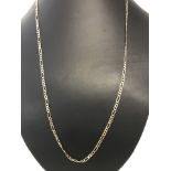 A 9ct gold fancy link chain.