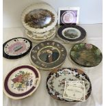 A collection of 25 collectors plates.