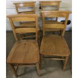 4 Church chairs