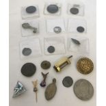 A small collection of Metal detector finds.
