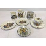 A collection of Royal commemorative china - Victoria to Elizabeth II.