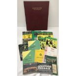 A collection of Norwich City FC ephemera.