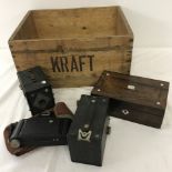 A vintage advertising box for Kraft.