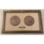 A framed and glazed limited edition Replica Great Seal Of Henry VIII.