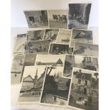 28 original c1920-30's photographs to include Egypt, Alps, Lucerne, Brittany, Bruges, & London.