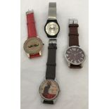 4 ladies wristwatches.