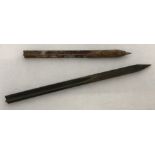 2 different WWI pattern aerial Flechette darts.