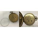 A vintage Swiss made pocket watch in need of repair.