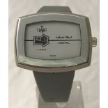 A vintage 1970's Sport-Star digital disc Swiss made watch by Claro.