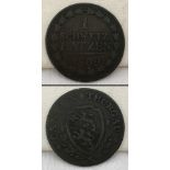 Swiss, 1 Batzen coin. Dated 1809.