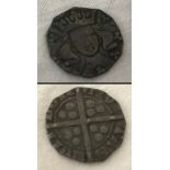 A Medieval groat, believed Edward III or IV.