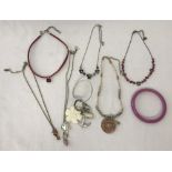 A small quantity of Danish designer costume jewellery.