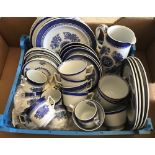 A box of Copeland Spode china.