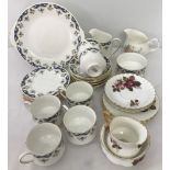 A 6 setting Paragon "Coniston" pattern teaset together with a quantity of misc ceramic teaware items