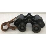 A vintage pair of Carl Zeiss Jena Silvarem 6X binoculars.