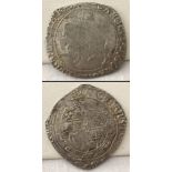 An English Charles I silver half crown.