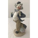 A Nao figure " Flower For My Lady " gentleman clown holding a flower # 488.