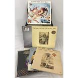 A case of LP's c1980's to include Rod Stewart, Dire Straits, Supertramp, Abba & Culture Club.