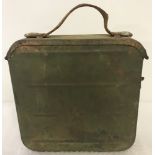 Vietnam war relic, Russian Maxim ammo tin used by the Vietcong.