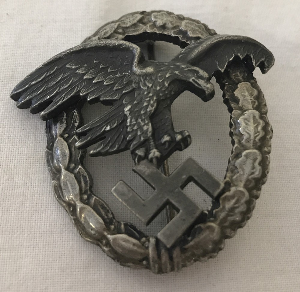 German WW2 pattern Luftwaffe Observer's badge