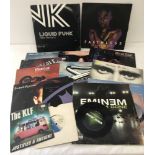 A collection of LP and 12" singles.