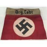 German WW2 pattern Org Todt armband