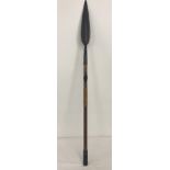 A Zulu War Period replica Zulu short spear.