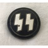 German WWII pattern Waffen SS circular pin back lapel badge.