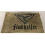 WWII pattern German Flakhelfer (Flak helper) arm band.