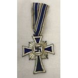German WW2 pattern Mother's Cross 'silver' award