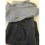 HMP Prison issue used shirt and trousers.