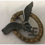 German WW2 pattern - Luftwaffe combined Pilot's/Observer's badge