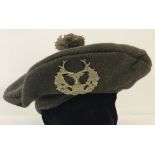 British WW1 pattern Tam O' Shanter soft trench cap.