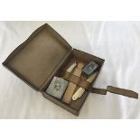 A c WW1 Officers shaving kit.