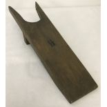 WWII pattern Waffen SS Boot jack for removing boots.