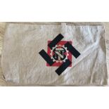 A WWII pattern German Workers armband with red and black motif.