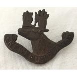 WWI pattern Newfoundland Regiment cap badge.