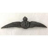 WW1 pattern Royal Flying Corps metal pilot's wings