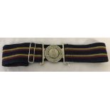 Royal Electrical & Mechanical Engineers stable belt with queens crown.