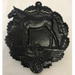 German WW2 pattern SA Horse plaque - repainted or a copy